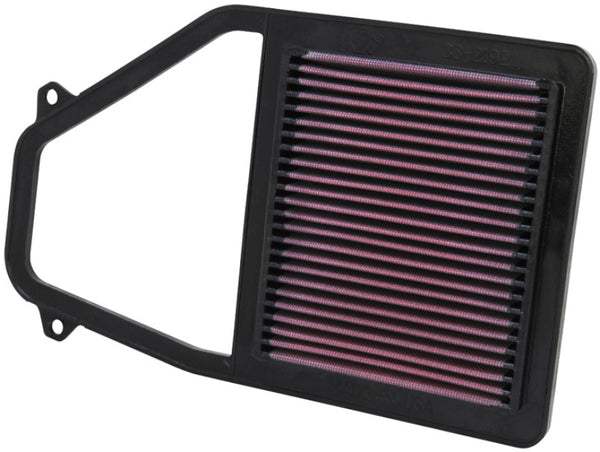 K&N 01-05 Honda Civic 1.7L L4 Drop In Air Filter - 33-2192 for 2001-2005 Honda Civic - front view