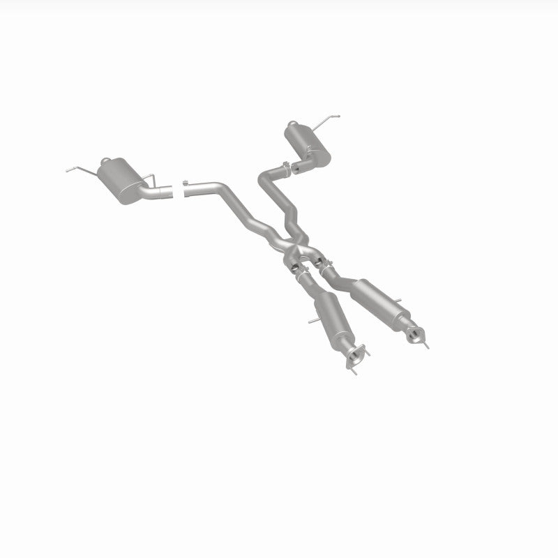 MagnaFlow 12 Jeep Grand Cherokee V8 6.4L Dual Split Rear Exit Stainless Cat Back Performance Exhaust - 15064