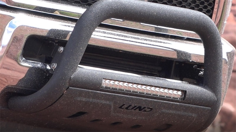 Lund 08-17 Toyota Sequoia Bull Bar w/Light &amp; Wiring - Black - 47121209