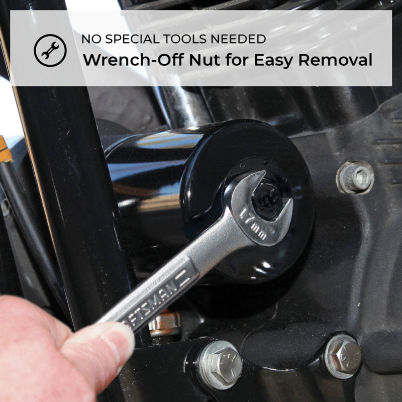 K&N Honda / Kawasaki / Yamaha / Polaris / Victory 2.688in OD x 3.344in H Oil Filter - Chrome - KN-303C