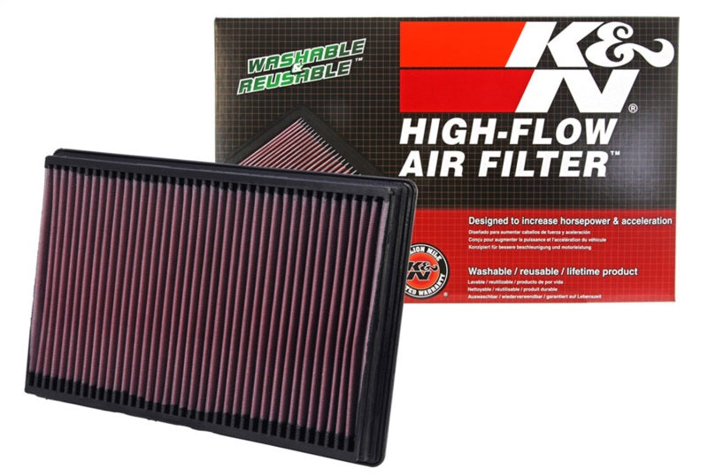 K&N 02-10 Dodge Ram 1500/2500/3500 3.7/4.7/5.7L Drop In Air Filter - 33-2247