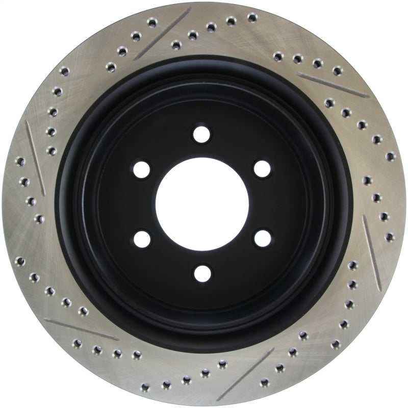 StopTech 10-20 Ford F-150 Slotted & Drilled Sport Brake Rotor - Rear Left - 127.65135L
