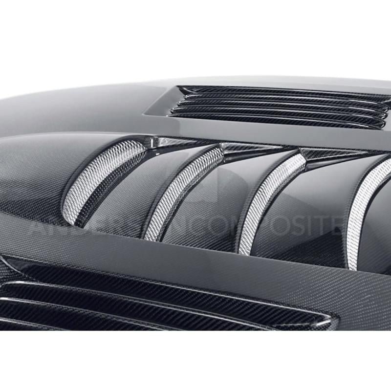Anderson Composites 10-14 Ford Mustang/Shelby GT500 and 2013-2014 GT/V6 Type-SS Hood - AC-HD1011FDMU-SS