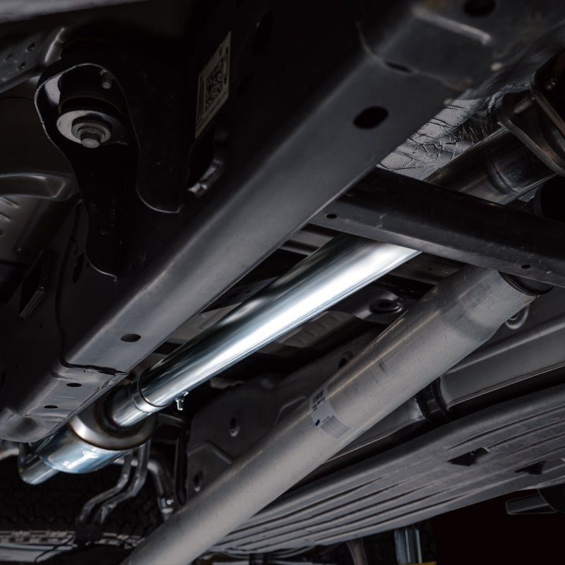 AWE Tuning 2021+ Ford F-150 Tremor (w/ Bumper Cutouts) 0FG Non-Resonated Catback -Diamond Black Tips - 3020-33402