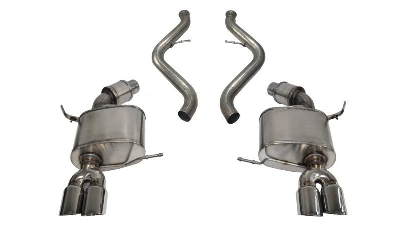 Corsa 08-12 BMW M3 Convertible E93 Polished Sport Cat-Back Exhaust - 14568