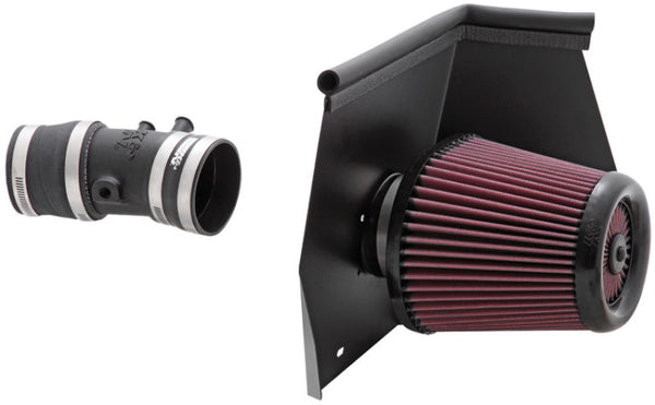 K&N 00-04 Nissan Xterra V6-3.3L Performance Intake Kit - 57-6005 for 1999-2004 Nissan Frontier - front view