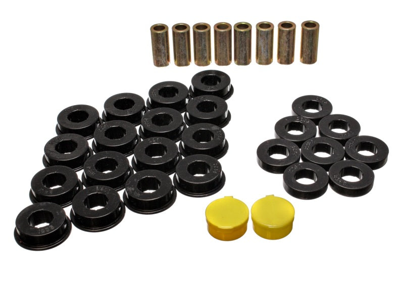 Energy Suspension 79-85 Mazda RX7 Black Rear Control Arm Bushing Set - 11.3104G for 1979-1985 Mazda RX 7 - front view