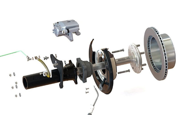 Pedders 05-20 Toyota Tacoma Rear Brake Conversion Kit w/ 6 Lug Rear - PED-PBCK006 for 2005-2017 Toyota Tacoma - front view