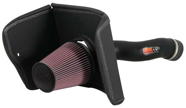 K&N 07-08 Toyota Tundra V8-5.7L Aircharger Performance Intake - 63-9031-1 for 2007-2011 Toyota Tundra - front view