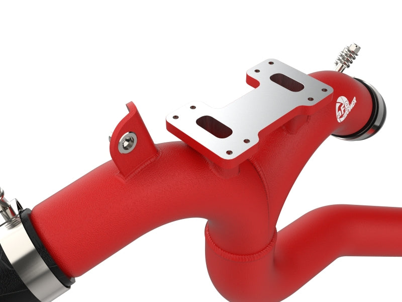 AFE 2018-2020 Kia Stinger 19-22 G70 BladeRunner 3in Aluminum Hot Charge Pipe Red - 46-20508-R