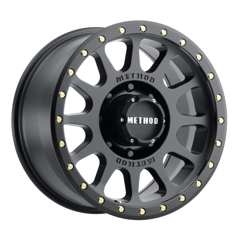 Method MR305 NV 18x9 -12mm Offset 8x6.5 130.81mm CB Matte Black Wheel - MR30589080512N