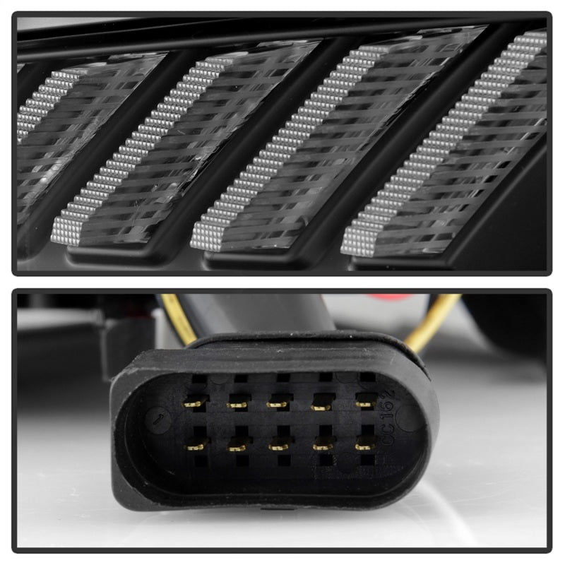 Spyder 13-16 Audi A4/S4 Halogen Model Only High-Power LED Headlights - Black PRO-YD-AA413HALAP-BK - 5088345