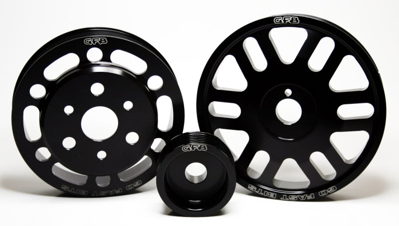 GFB 13 Subaru BRZ / 13 Scion FR-S 3 Pc L/W Pulley Kit (Inc Crank/Alternator/Water Pump Pulleys) - 2016 for 2013-2020 Subaru B