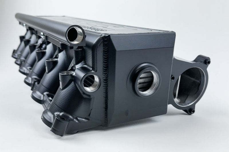 CSF Gen 2 B58 Race X Charge-Air-Cooler Manifold - Thermal Black Finish - 8400B