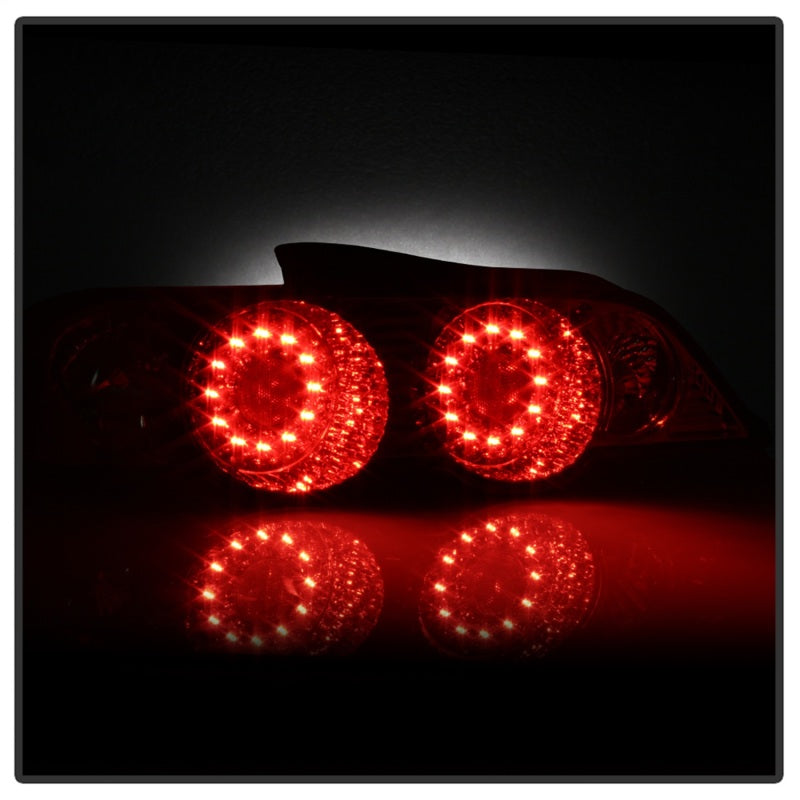 Spyder Acura RSX 02-04 LED Tail Lights Red Clear ALT-YD-ARSX02-LED-RC - 5000385