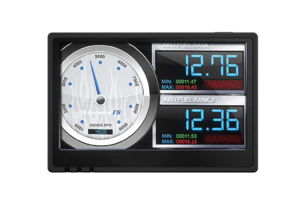 SCT Performance Livewire Vision Performance Monitor (for 1996+ Ford Vehicles) - 5015PWD for 2000-2013 Ford Focus - front view