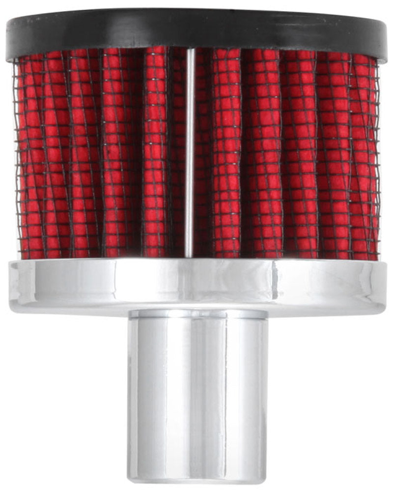 K&N Steel Base Crankcase Vent Filter .75in Vent OD x 2in OD x 1.5in Height - 62-1030 by K&N Engineering - detail view