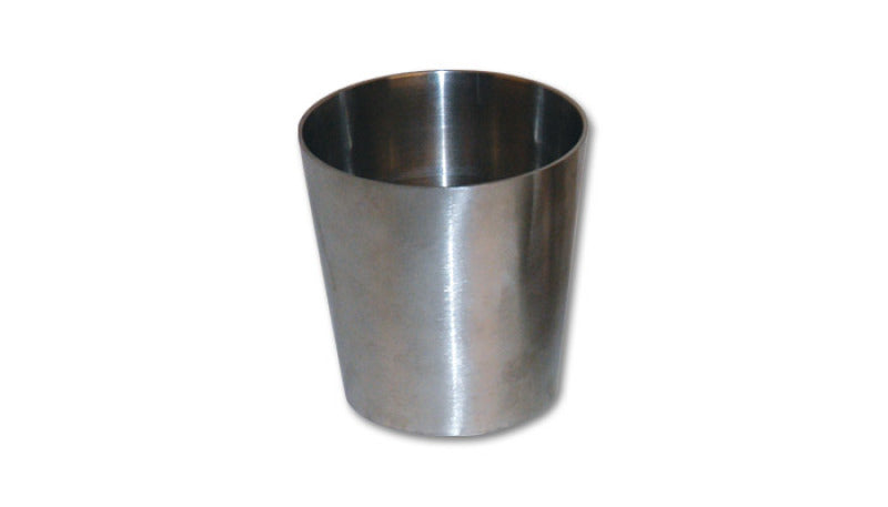 Vibrant 2in x 2.5in T304 SS Straight Reducer 2in long - 2686 by Vibrant - front view