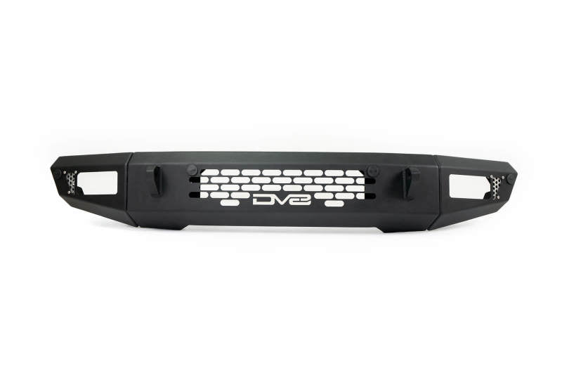 DV8 Offroad 2021+ Ford Bronco Bumper- Accommodates 20in Dual Row Light Bar &amp; (4) 3in Pod Light Mount - FBBR-03