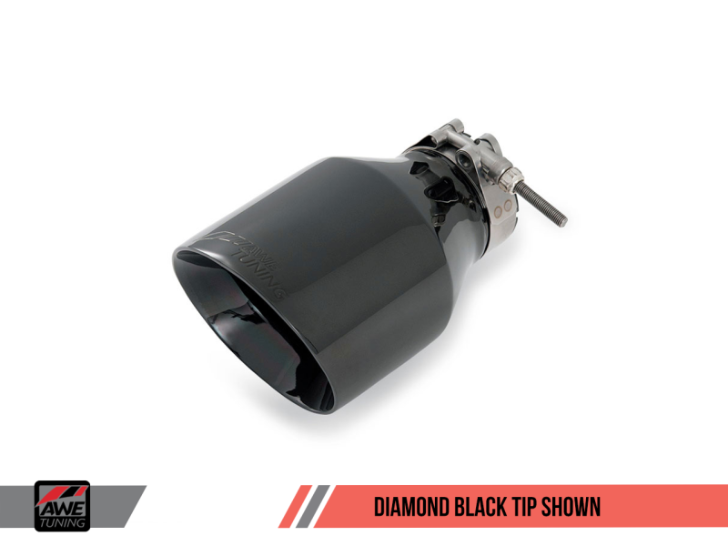 AWE Tuning VW MK7 Golf 1.8T Track Edition Exhaust w/Diamond Black Tips (90mm) - 3020-23022