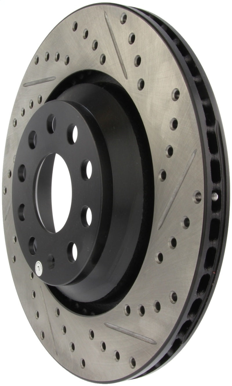 StopTech 09 VW Passat CC / 06-09 Passat Slotted &amp; Drilled Left Rear Rotor - 127.33113L