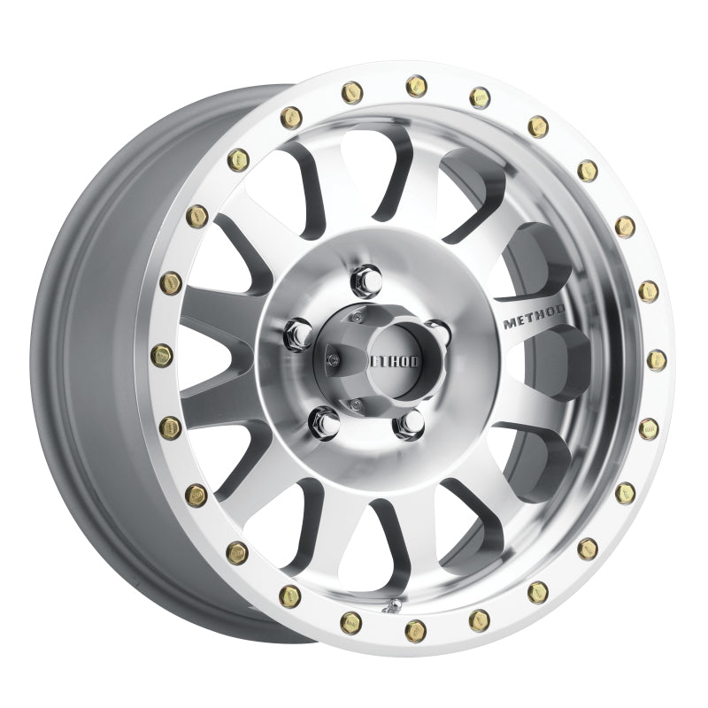 Method MR304 Double Standard 17x8.5 0mm Offset 5x5 94mm CB Machined/Clear Coat Wheel - MR30478550300