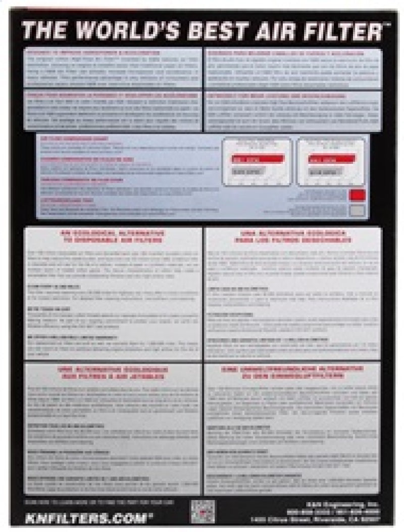 K&N Replacement Air Filter DODGE NITRO 2007-2010; JEEP LIBERTY / CHEROKEE 2008-2010 - 33-2363