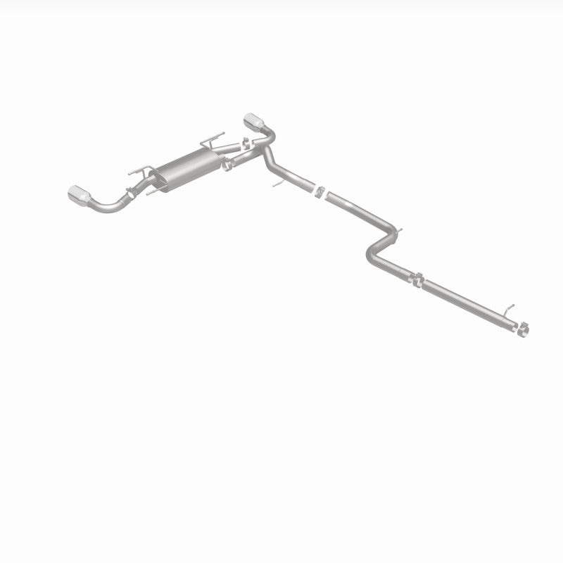 MagnaFlow 10-12 Mazda 3 L4 2.5L Hatchback Split Rear Exit Stainless Cat Back Performance Exhaust - 15146