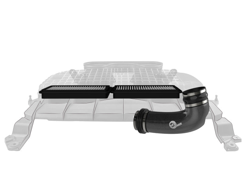 aFe Super Stock Carbon Fiber Pro Dry S Induction System 2021 RAM 1500 TRX V8-6.2L SC - 55-10014DC