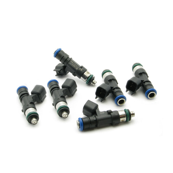 DeatschWerks Bosch EV14 Universal 48mm Standard 95lb/hr Injectors (Set of 6) - 17U-00-0095-6 for 2005-2010 Ford Mustang - fro