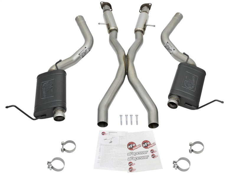 aFe MACHForce XP 12-17 Jeep Grand Cherokee WK2 SRT8 V8-6.4L 304SS Cat-Back Exhaust System - 49-38059