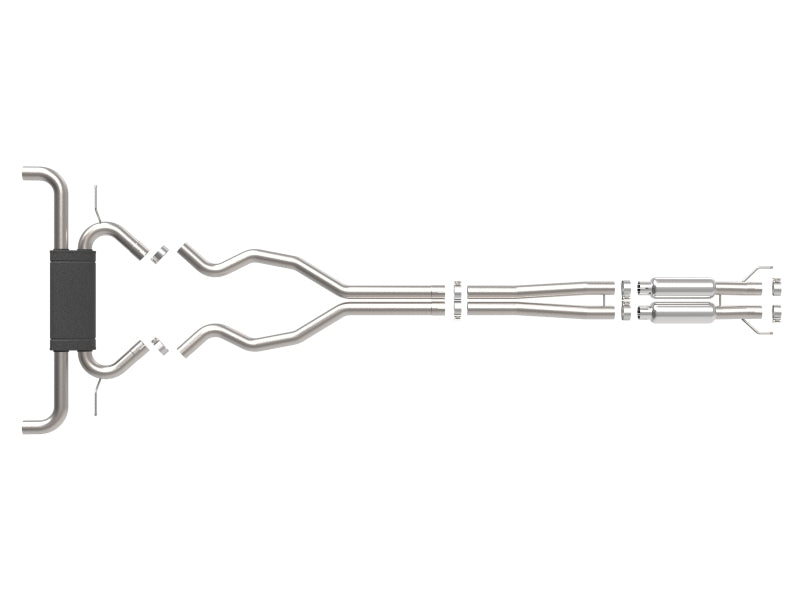 aFe Vulcan Series 2 1/2in 304 SS Cat-Back 19-20 Ford Edge ST V6 2.7L(tt) - 49-33133