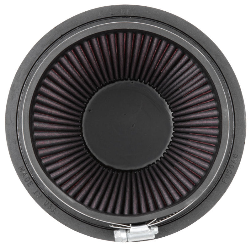 K&N Filter Universal Rubber Filter 5 inch Flange 6 1/2 inch Base 4 3/8 inch Top 7 inch Height - RU-2800