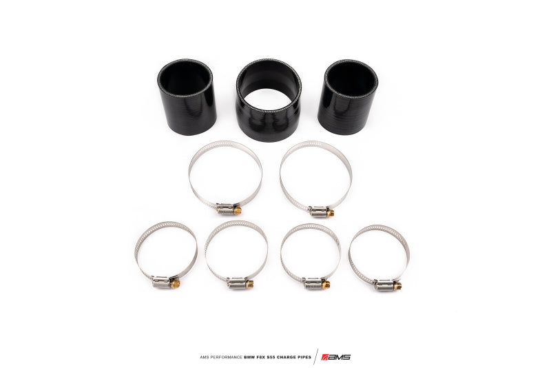 AMS Performance 15-18 BMW M3 / 15-20 BMW M4 w/ S55 3.0L Turbo Engine Charge Pipes - AMS.39.09.0001-1