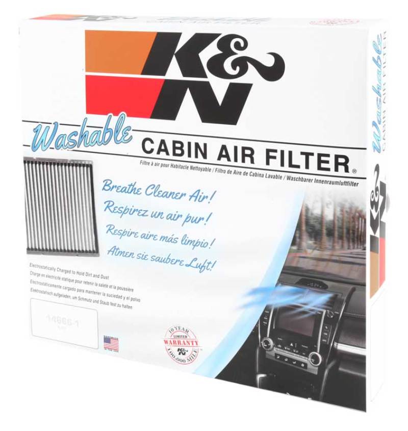 K&amp;N 05-14 VW Jetta 2.5L 2.0L / EOS Cabin Air Filter - VF3013