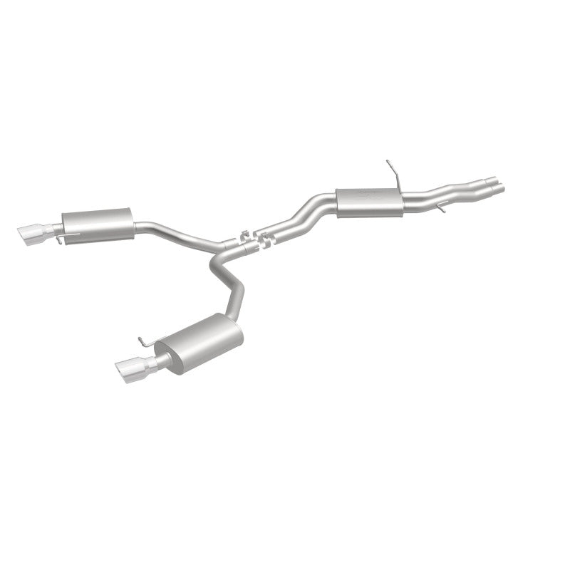 MagnaFlow Sys C/B 12-15 Audi A6 / A7 3.0L V6 SS 2.5in Dual Split Rear Ext 4in Tips - 19159