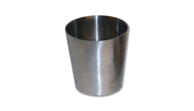 Vibrant 2in x 2.5in T304 SS Straight Reducer 2in long - 2686 by Vibrant - angle view