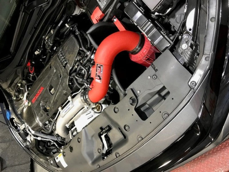 Injen 17-19 Honda Civic Type R 2.0T Wrinkle Red Short Ram Air Intake - SP1583WR for 2017-2022 Honda Civic Type R - installed 