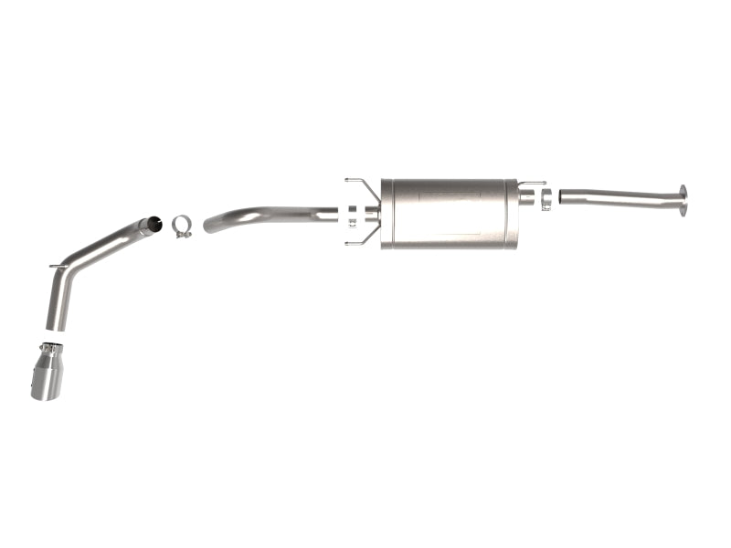 aFe 16-22 Toyota Tacoma Apollo GT Series 2.5in. - 3in. 409 SS Cat-Back Exhaust w/ Polished Tip - 49-46063-P