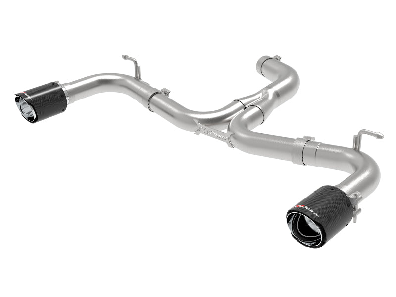 aFe 18-20 VW GTI (MK7.5) 2.0L MACH Force-Xp 3in to 2.5in 304 SS Axle-Back Exhaust System- Carb. Tips - 49-36421-C