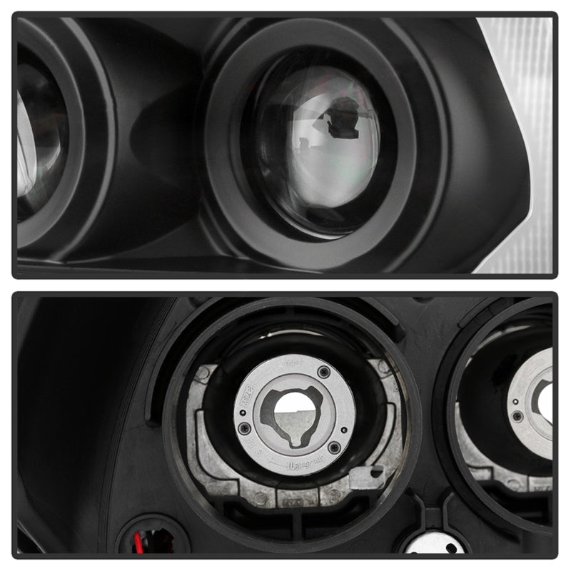 Spyder 16-18 Toyota Tacoma Projector Headlights - Seq LED Turn - Black - PRO-YD-TT16-LB-BK - 5085818
