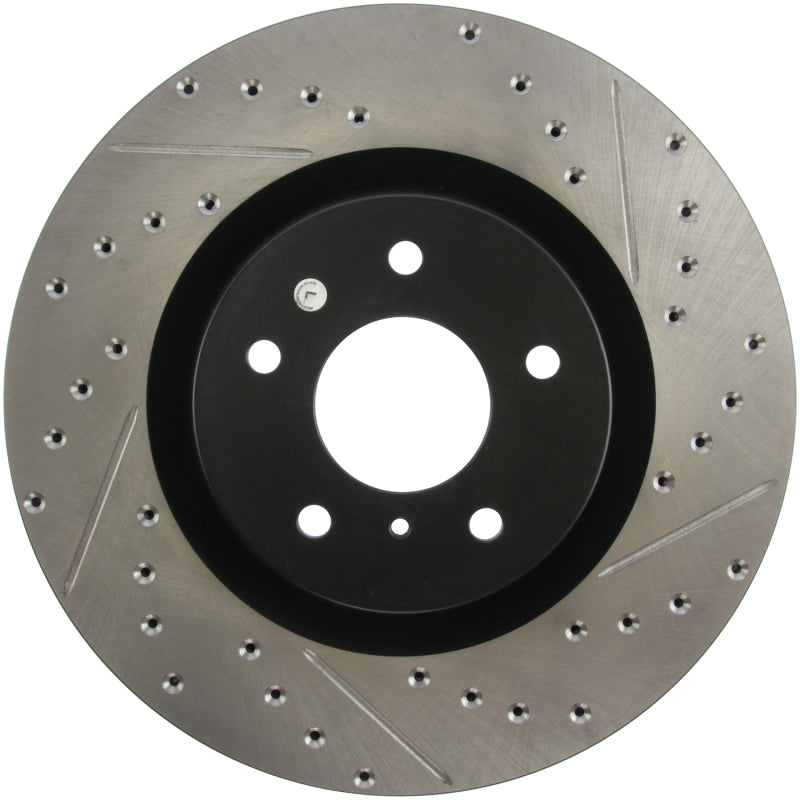 StopTech Slotted &amp; Drilled Sport Brake Rotor - 127.42076L