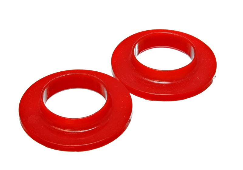 Energy Suspension Universal 2 1/8in ID 3 3/4in OD 3/4in H Red Coil Spring Isolators (2 per set) - 9.6118R for 2015-2020 Audi 