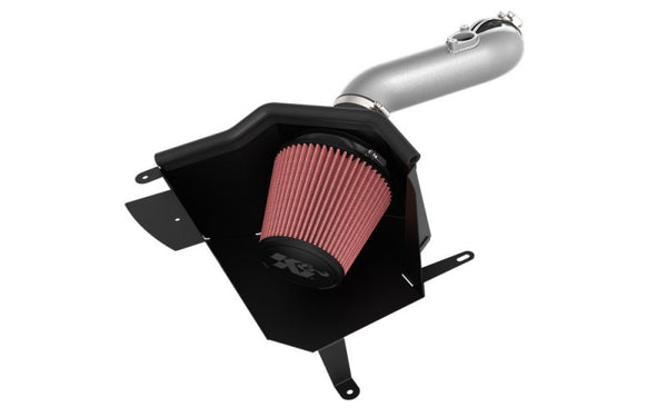 K&N 2022 Honda Civic 2.0L L4 Silver Typhoon Intake - 69-1510TC for 2022-2023 Honda Civic - front view