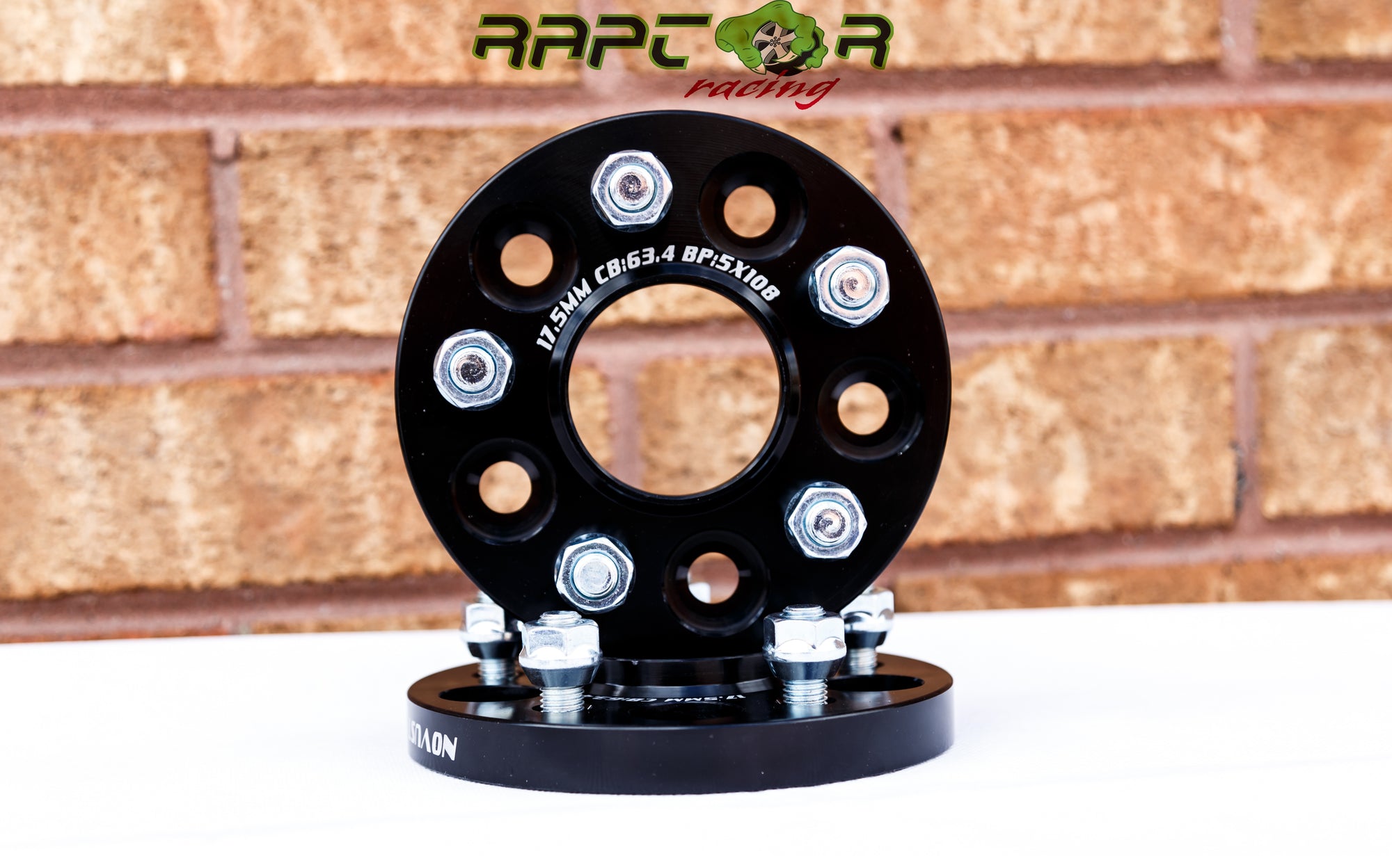 Novustech Wheel Spacers: CB: 63.4mm 5x108 17.5mm - Bolt on