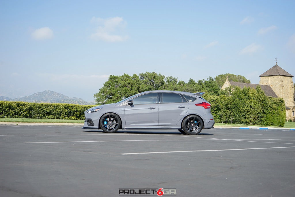 Project 6GR Seven Gloss Black Spun Forged Rims