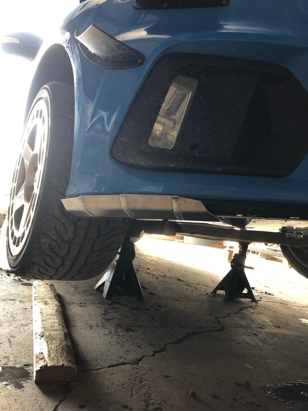DMGFab Focus RS Front Rally Skid Plate - UpTurned Lip