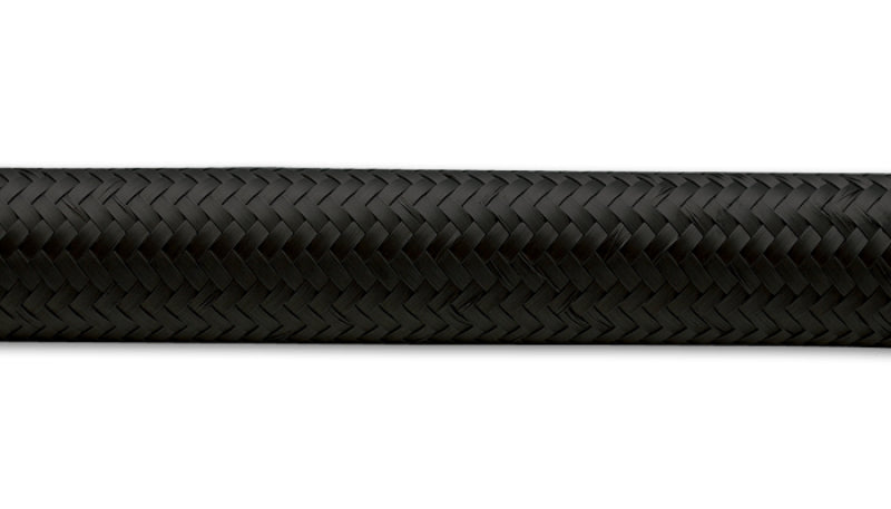 Vibrant -4 AN Black Nylon Braided Flex Hose (20 foot roll) - 11974