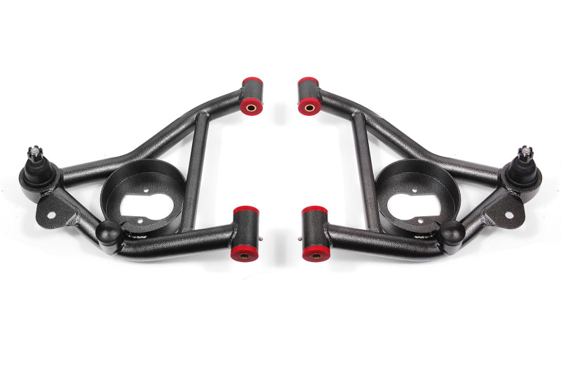 BMR 82-92 Chevy Camaro / 82-92 Firebird Non-Adj. Lower A-Arms (Polyurethane) - Black Hammertone - AA008H
