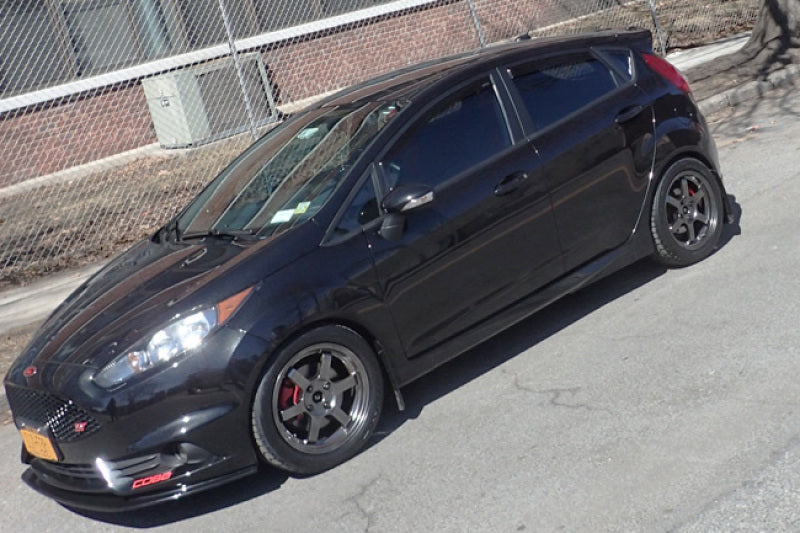 Rally Armor 13-19 USDM Ford Fiesta ST Black UR Mud Flap w/ Grey Logo - MF29-UR-BLK/GRY